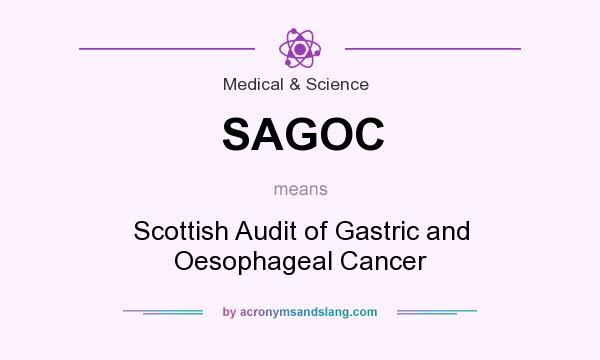 What does SAGOC mean? It stands for Scottish Audit of Gastric and Oesophageal Cancer