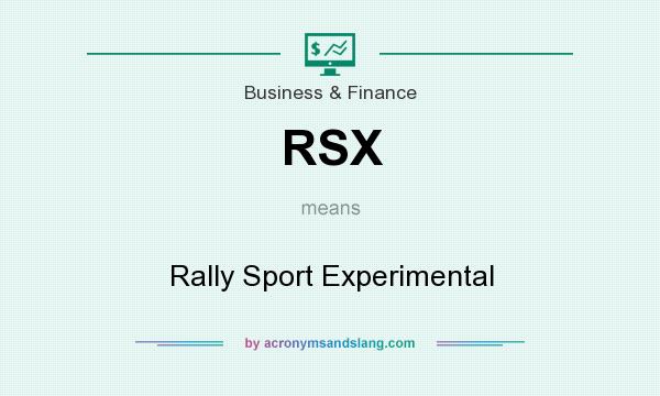 What does RSX mean? It stands for Rally Sport Experimental