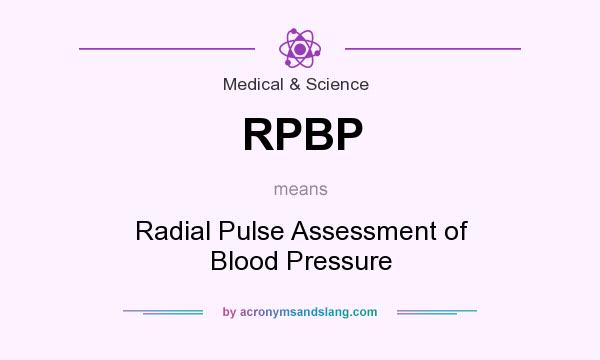 What does RPBP mean? It stands for Radial Pulse Assessment of Blood Pressure