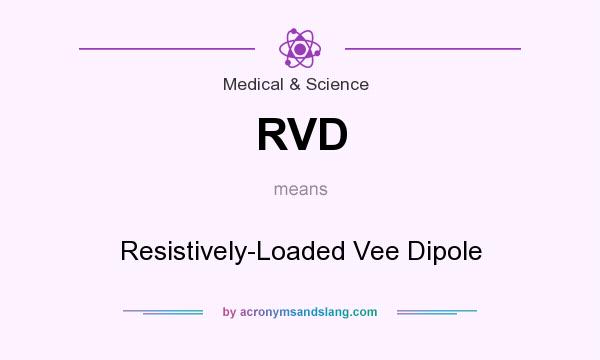 What does RVD mean? It stands for Resistively-Loaded Vee Dipole