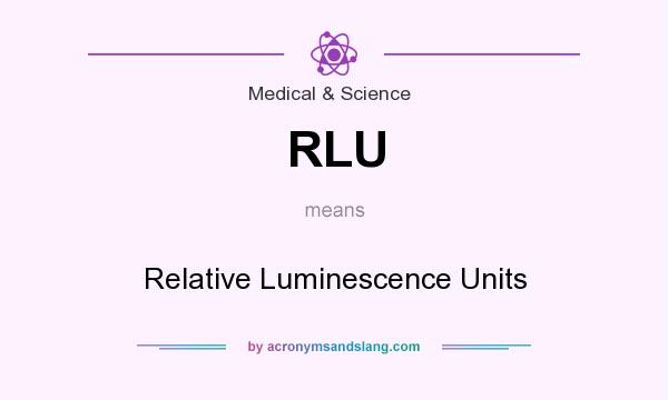 What does RLU mean? It stands for Relative Luminescence Units