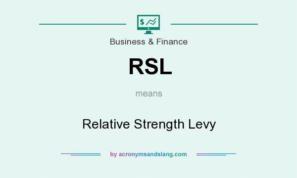 What does RSL mean? It stands for Relative Strength Levy