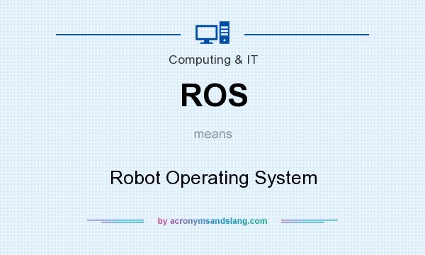 What does ROS mean? It stands for Robot Operating System
