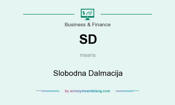 What does SD mean? It stands for Slobodna Dalmacija