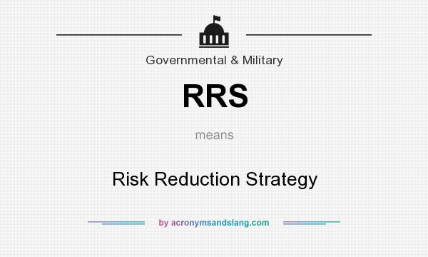 What does RRS mean? It stands for Risk Reduction Strategy