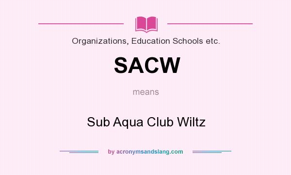 What does SACW mean? It stands for Sub Aqua Club Wiltz