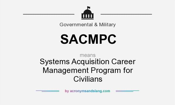 What does SACMPC mean? It stands for Systems Acquisition Career Management Program for Civilians