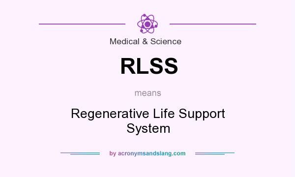 What does RLSS mean? It stands for Regenerative Life Support System