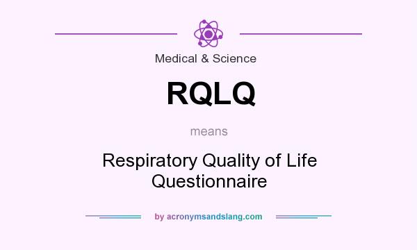 What does RQLQ mean? It stands for Respiratory Quality of Life Questionnaire