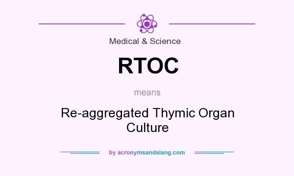 What does RTOC mean? It stands for Re-aggregated Thymic Organ Culture