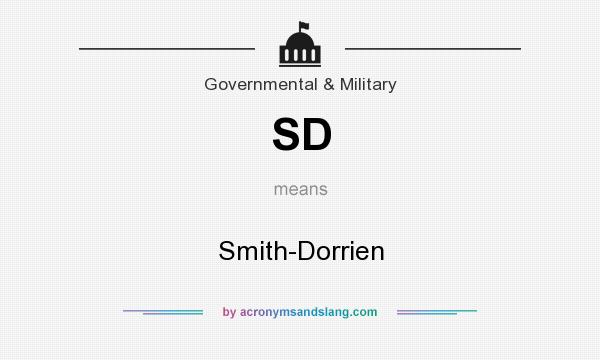 What does SD mean? It stands for Smith-Dorrien