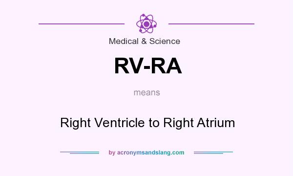What does RV-RA mean? It stands for Right Ventricle to Right Atrium