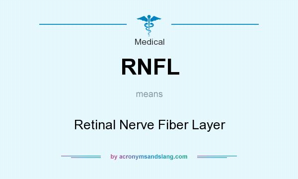 What does RNFL mean? It stands for Retinal Nerve Fiber Layer
