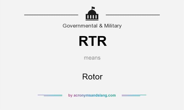 What does RTR mean? It stands for Rotor