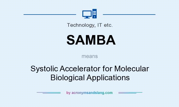 What does SAMBA mean? It stands for Systolic Accelerator for Molecular Biological Applications