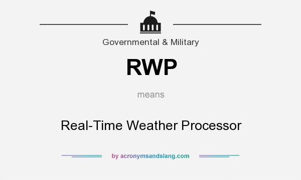 What does RWP mean? It stands for Real-Time Weather Processor