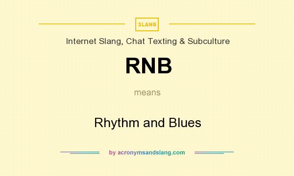 RNB Rhythm And Blues In Internet Slang Chat Texting Subculture By 