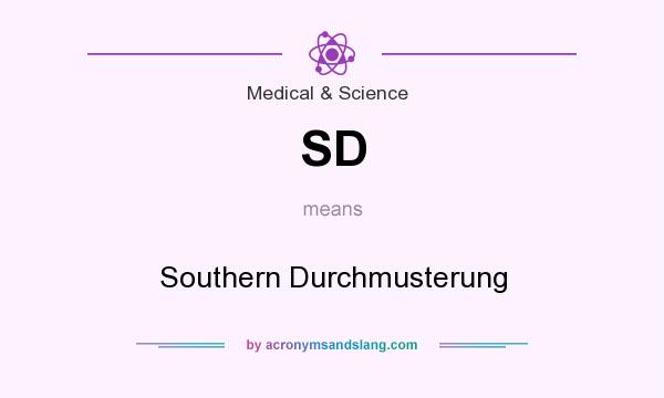 What does SD mean? It stands for Southern Durchmusterung