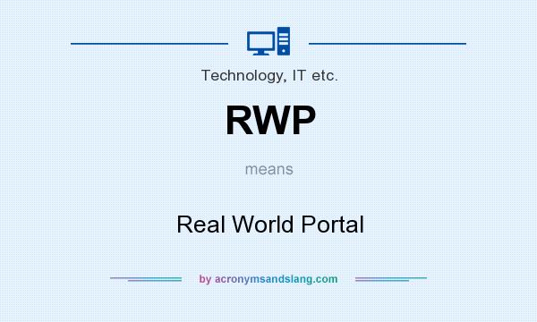 What does RWP mean? It stands for Real World Portal