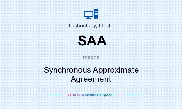What does SAA mean? It stands for Synchronous Approximate Agreement