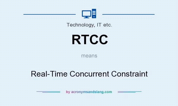 What does RTCC mean? It stands for Real-Time Concurrent Constraint