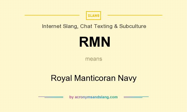 What does RMN mean? It stands for Royal Manticoran Navy