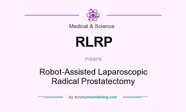 What does RLRP mean? It stands for Robot-Assisted Laparoscopic Radical Prostatectomy