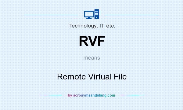 What does RVF mean? It stands for Remote Virtual File