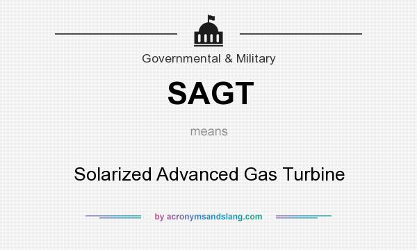 What does SAGT mean? It stands for Solarized Advanced Gas Turbine