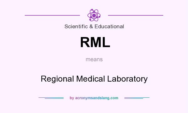 What does RML mean? It stands for Regional Medical Laboratory