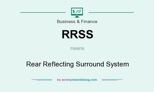What does RRSS mean? It stands for Rear Reflecting Surround System
