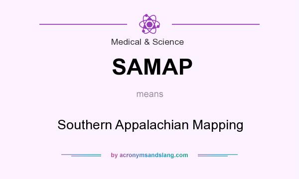 What does SAMAP mean? It stands for Southern Appalachian Mapping
