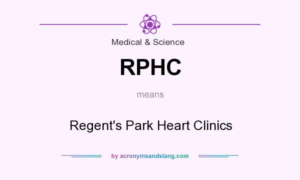 What does RPHC mean? It stands for Regent`s Park Heart Clinics