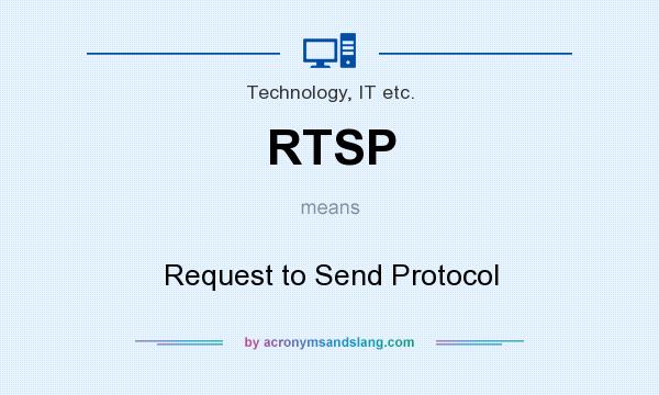 What does RTSP mean? It stands for Request to Send Protocol