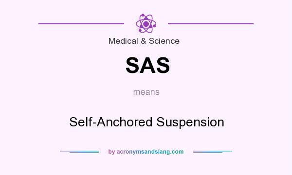 What does SAS mean? It stands for Self-Anchored Suspension