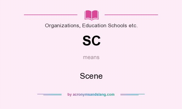 What does SC mean? It stands for Scene