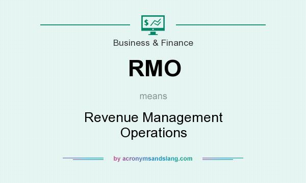 What does RMO mean? It stands for Revenue Management Operations