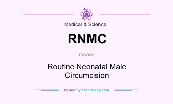 What does RNMC mean? It stands for Routine Neonatal Male Circumcision