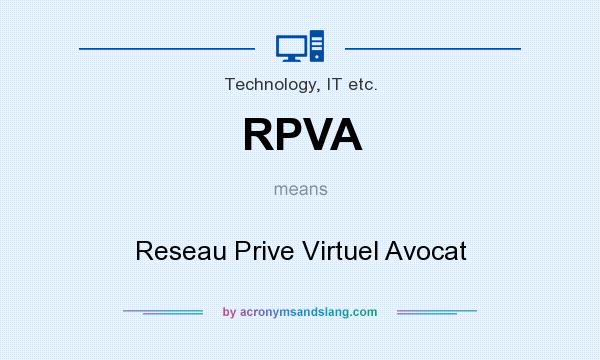 What does RPVA mean? It stands for Reseau Prive Virtuel Avocat