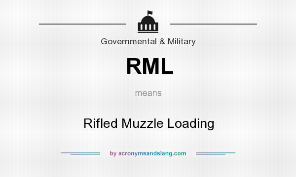 What does RML mean? It stands for Rifled Muzzle Loading