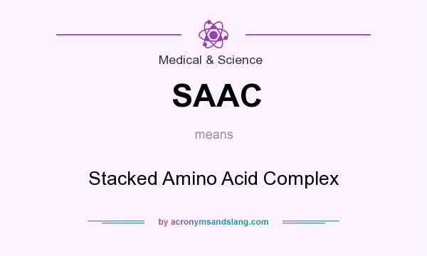 What does SAAC mean? It stands for Stacked Amino Acid Complex
