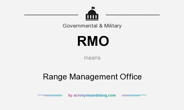 What does RMO mean? It stands for Range Management Office