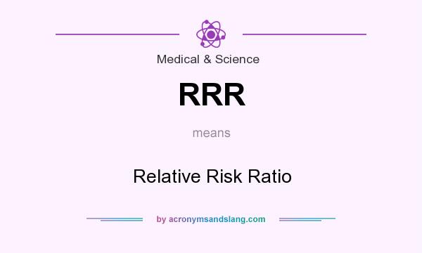 What does RRR mean? It stands for Relative Risk Ratio