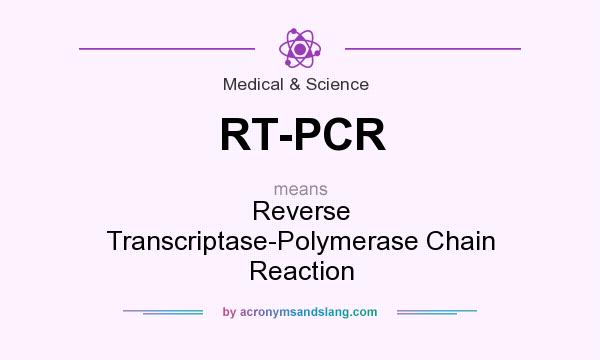 What does RT-PCR mean? It stands for Reverse Transcriptase-Polymerase Chain Reaction
