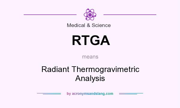 What does RTGA mean? It stands for Radiant Thermogravimetric Analysis