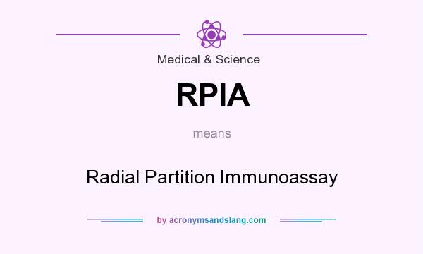 What does RPIA mean? It stands for Radial Partition Immunoassay