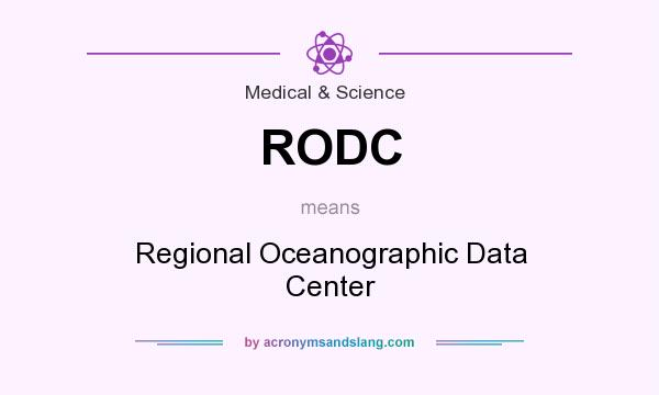 What does RODC mean? It stands for Regional Oceanographic Data Center
