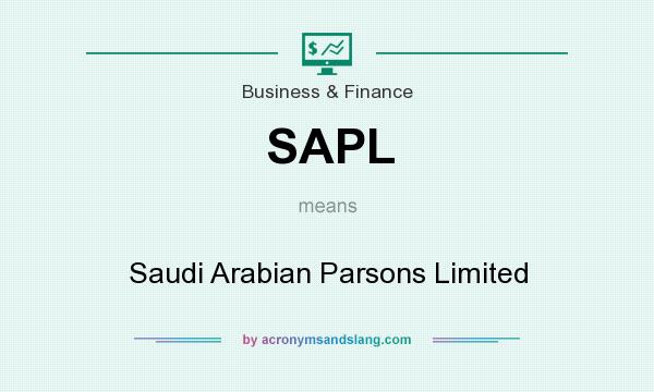 What does SAPL mean? It stands for Saudi Arabian Parsons Limited