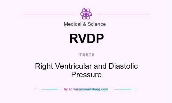 What does RVDP mean? It stands for Right Ventricular and Diastolic Pressure