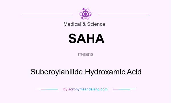 What does SAHA mean? It stands for Suberoylanilide Hydroxamic Acid